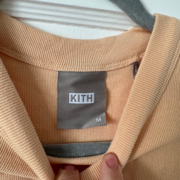Kith Women Cropped Tee - peach color - Picture 4 of 6